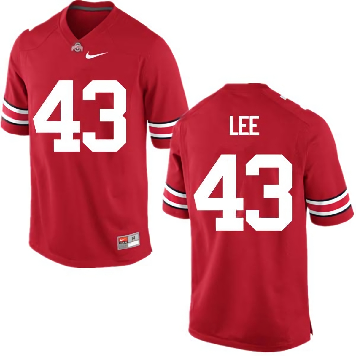 Darron Lee Ohio State Buckeyes Men's NCAA #43 Nike Red College Stitched Football Jersey ZAF1356VE
